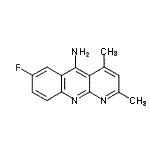 CAS 登录号：332160-57-3， 7-氟-2,4-二甲基苯并[b][1,8]萘啶-5-胺
