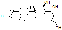 CAS 登录号：3345-34-4， (3S,6aR,6bS,8R,8aS,11R,12aR,14aR,14bR)-8a,11-二(羟基甲基)-4,4,6a,6b,11,14b-六甲基-1,2,3,4a,5,6,7,8,9,10,12,12a,14,14a-十四氢苉-3,8-二醇