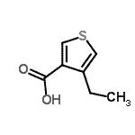 CAS 登录号：334918-15-9， 4-乙基-3-噻吩羧酸
