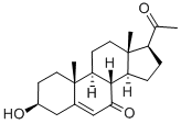 CAS 登录号：33530-84-6， (3S,8S,9S,10R,13S,14S,17S)-17-乙酰基-3-羟基-10,13-二甲基-1,2,3,4,8,9,11,12,14,15,16,17-十二氢环戊烯并[a]菲-7-酮