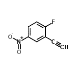 CAS 登录号：343866-99-9， 2-乙炔基-1-氟-4-硝基苯
