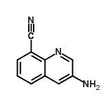 CAS 登录号：347146-19-4， 3-氨基-8-喹啉甲腈