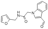 CAS 登录号：347319-95-3， 2-(3-甲酰基-吲哚-1-基)-N-呋喃-2-基甲基-乙酰胺