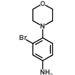 CAS 登录号：347324-26-9， 3-溴-4-(4-吗啉基)苯胺
