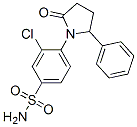 CAS 登录号:36090-50-3, 3-氯-4-(2-氧代-5-苯基吡咯烷-1-基)苯磺酰胺