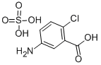 CAS 登录号：37984-73-9， 5-氨基-2-氯苯甲酸硫酸盐