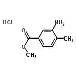 CAS 登录号：383677-41-6， 3-氨基-4-甲基-苯甲酸甲酯盐酸盐