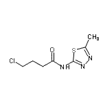 CAS 登录号：392244-44-9， 4-氯-N-(5-甲基-1,3,4-噻二唑-2-基)丁酰胺