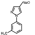 CAS 登录号：400876-64-4， 1-(3-甲基苯基)-1H-吡唑-4-甲醛