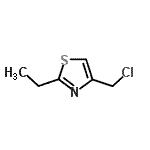 CAS 登录号：40516-60-7， 4-(氯甲基)-2-乙基-1,3-噻唑