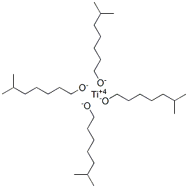 CAS 登录号：40742-11-8， 6-甲基庚烷-1-醇钛(4+)