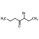 CAS 登录号：42330-10-9， 3-溴-4-庚酮