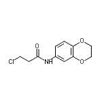 CAS 登录号：42477-08-7， 3-氯-N-(2,3-二氢-1,4-苯并二氧杂环己-6-基)丙酰胺
