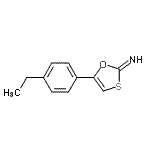 CAS 登录号：426820-89-5， 5-(4-乙基苯基)-1,3-氧硫杂环戊烷-2-亚胺
