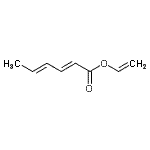 CAS 登录号：42739-26-4， 乙烯基(2E,4E)-2,4-己二烯酸酯