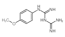 CAS 登录号：43191-41-9， 1-(二氨基亚甲基)-2-(4-甲氧基苯基)胍