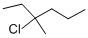 CAS#: 43197-78-0, 3-Chloro-3-Methylhexane