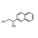 CAS 登录号：43210-74-8， (1S)-1-(2-萘基)-1,2-乙二醇