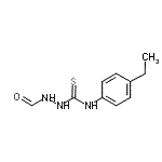 CAS 登录号：473872-38-7， N-(4-乙基苯基)-2-甲酰基肼基硫代甲酰胺