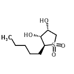 CAS 登录号：474383-87-4， (2S,3R,4S)-2-戊基四氢-3,4-噻吩二醇1,1-二氧化物