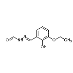 CAS 登录号：474395-07-8， N'-[(E)-(3-乙氧基-2-羟基苯基)亚甲基]甲酰肼