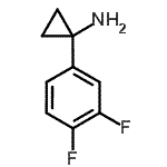 CAS 登录号：474709-85-8， 1-(3,4-二氟苯基)环丙胺