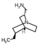 CAS 登录号：475160-61-3， 1-[(2R,4S,5R)-5-乙基-1-氮杂双环[2.2.2]辛-2-基]甲胺