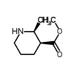CAS 登录号：476187-32-3， 甲基(2S,3S)-2-甲基-3-哌啶羧酸酯