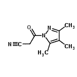 CAS 登录号：477710-14-8， 3-氧代-3-(3,4,5-三甲基-1H-吡唑-1-基)丙腈