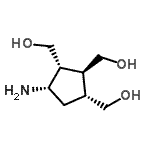 CAS 登录号：479621-24-4， [(1R,2S,3R,4S)-4-氨基-1,2,3-环戊烷三基]三甲醇