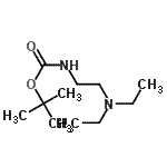 CAS 登录号：497834-53-4， 2-甲基-2-丙基[2-(二乙基氨基)乙基]氨基甲酸酯
