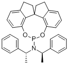CAS 登录号：500997-69-3， (11aR)-(+)-10,11,12,13-四氢二茚并[7,1-de:1',7'-fg][1,3,2]二氧杂磷杂环辛二烯-5-二(R)-1-苯基乙基]胺