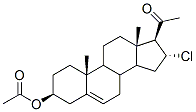 CAS 登录号：50678-52-9， 16-alpha-氯-20-氧代孕甾-5-烯-3-beta-基乙酸酯