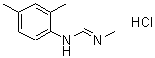 CAS 登录号:51550-40-4, N-(2,4-二甲基苯基)-N'-甲基甲脒单盐酸盐