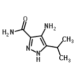 CAS 登录号：521300-03-8， 4-氨基-5-异丙基-1H-吡唑-3-甲酰胺