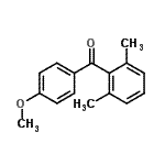 CAS 登录号：52629-41-1， (2,6-二甲基苯基)(4-甲氧基苯基)甲酮