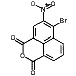 CAS 登录号：52821-19-9， 6-溴-5-硝基-1H,3H-苯并[去]异苯并吡喃-1,3-二酮