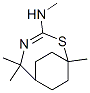 CAS 登录号：5391-77-5， N,1,5,5-四甲基-2-硫杂-4-氮杂双环[4.2.2]癸-3-烯-3-胺