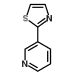 CAS 登录号：53911-41-4， 3-(1,3-噻唑-2-基)吡啶
