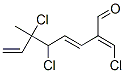 CAS 登录号:53915-35-8, 5,6-二氯-2-(氯亚甲基)-6-甲基-3,7-辛二烯醛