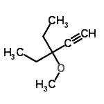 CAS 登录号：53941-20-1， 3-乙基-3-甲氧基-1-戊炔