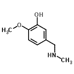 CAS 登录号：54542-57-3， 2-甲氧基-5-[(甲基氨基)甲基]苯酚