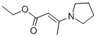 CAS 登录号：54716-02-8， (E)-3-(1-吡咯烷基)巴豆酸乙酯