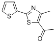 CAS 登录号：56421-61-5， 1-[4-甲基-2-(2-噻吩基)-1,3-噻唑-5-基]-1-乙酮