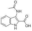 CAS 登录号：56545-53-0， 3-乙酰氨基-1H-吲哚-2-羧酸