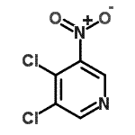 CAS 登录号：56809-84-8， 3,4-二氯-5-硝基吡啶