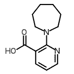 CAS 登录号：571913-22-9， 2-(1-氮杂环庚基)烟酸
