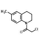 CAS 登录号：57368-83-9， 2-氯-1-(6-甲基-3,4-二氢-1(2H)-喹啉基)乙酮