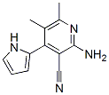CAS 登录号：577989-69-6， 2-氨基-5,6-二甲基-4-(1H-吡咯-2-基)-3-吡啶甲腈