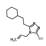 CAS 登录号：590353-10-9， 4-烯丙基-5-(2-环己基乙基)-4H-1,2,4-三唑-3-硫醇